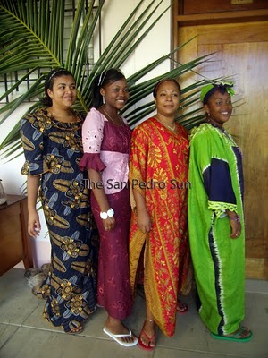 UB students wearing traditional dress at it's First Multicultural Fair