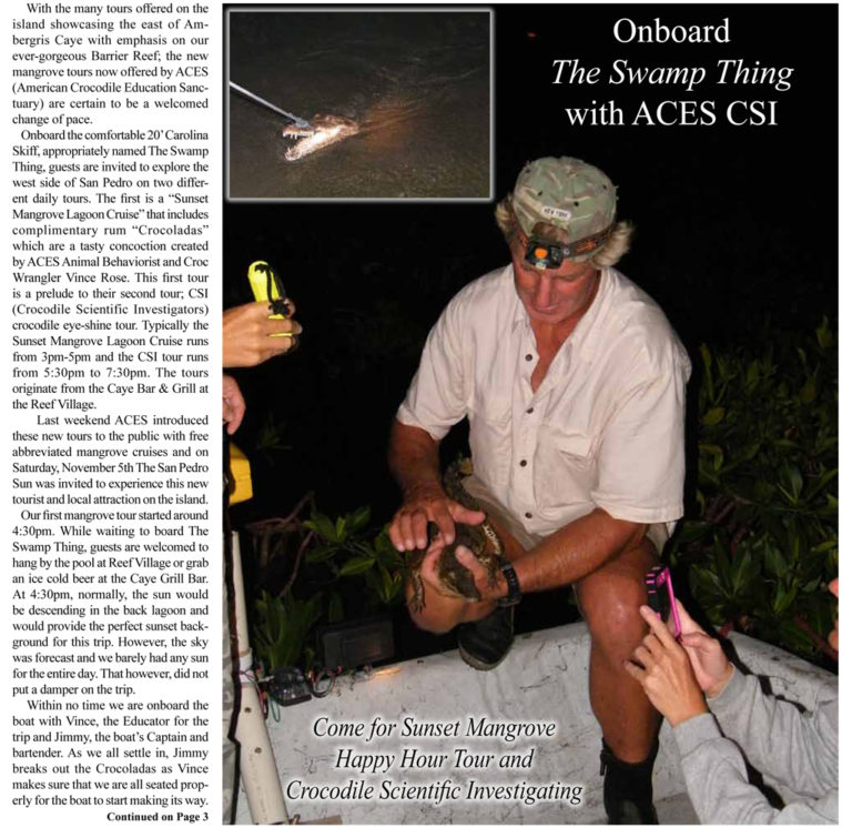 Aboard The Swamp Thing with ACES CSI