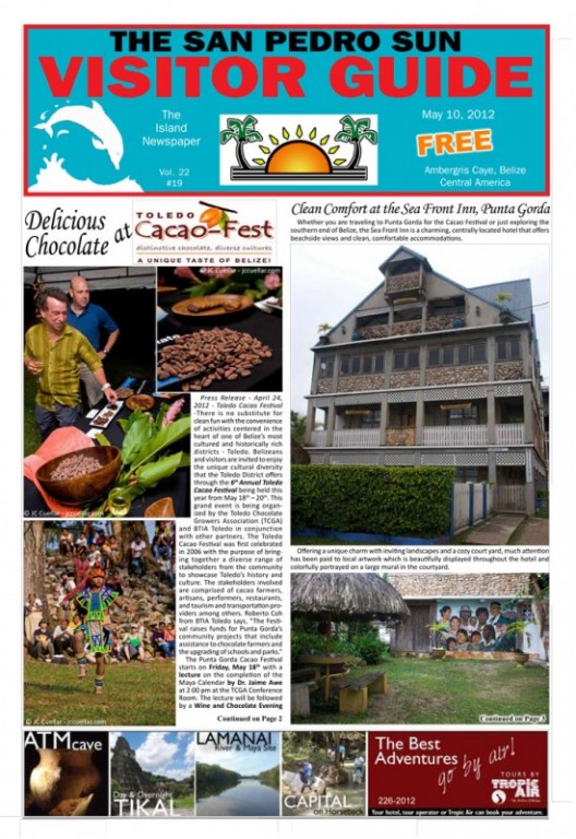 Stay at the Sea Front Inn and enjoy Toledo’s Cacao Fest