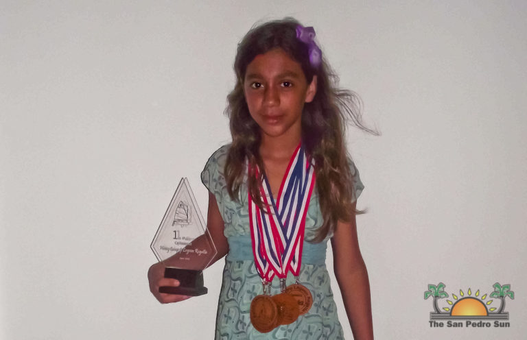 Blanca Velasquez wins sailing regatta in Orange Walk