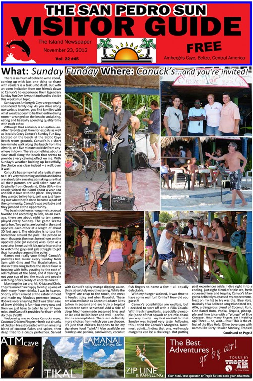 Sunday Funday at Canuck’s…come on over!