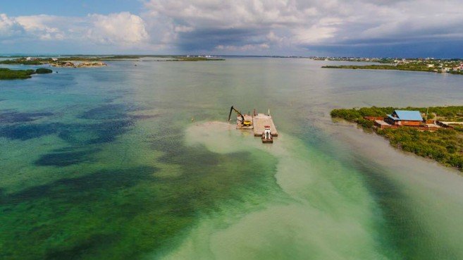 dredging for water taxi