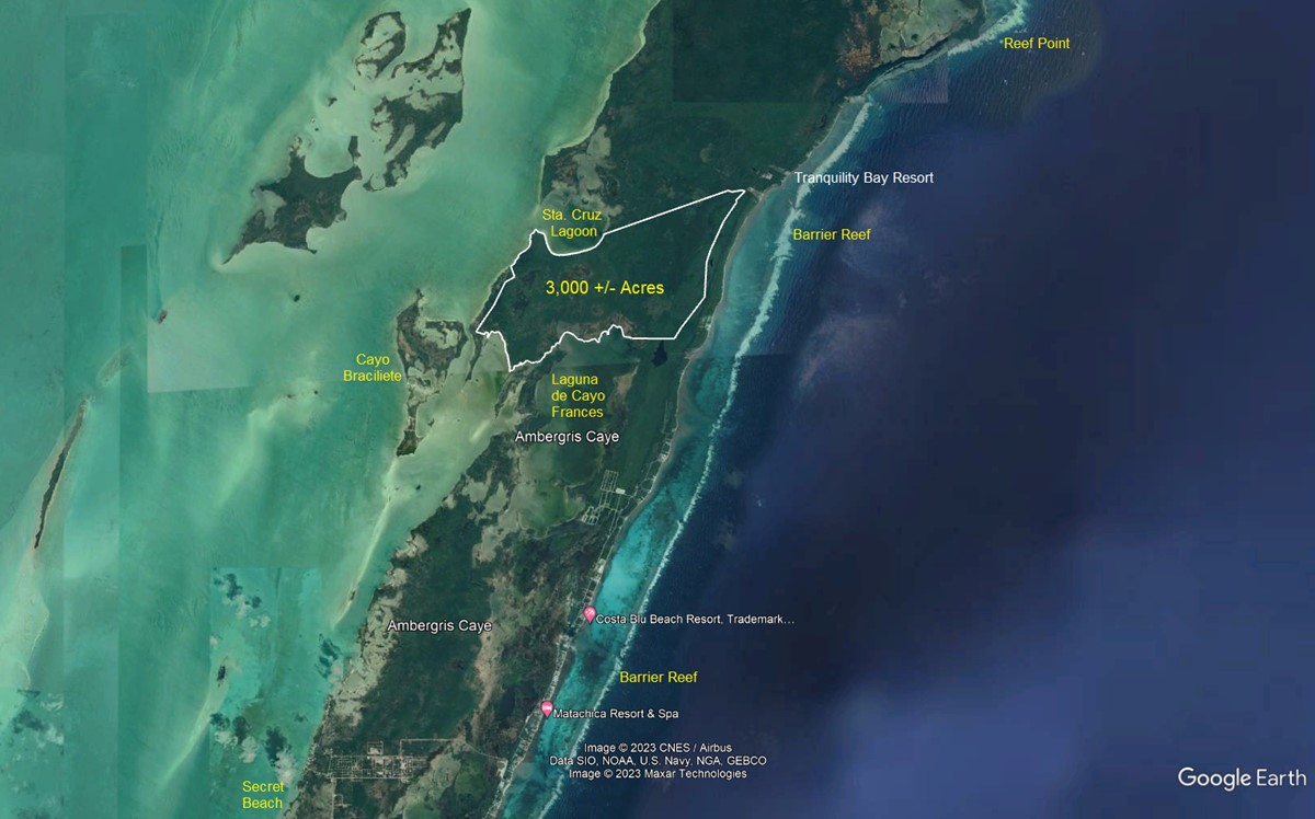 3,000 Acres on Northern Ambergris Caye Set for Public Auction