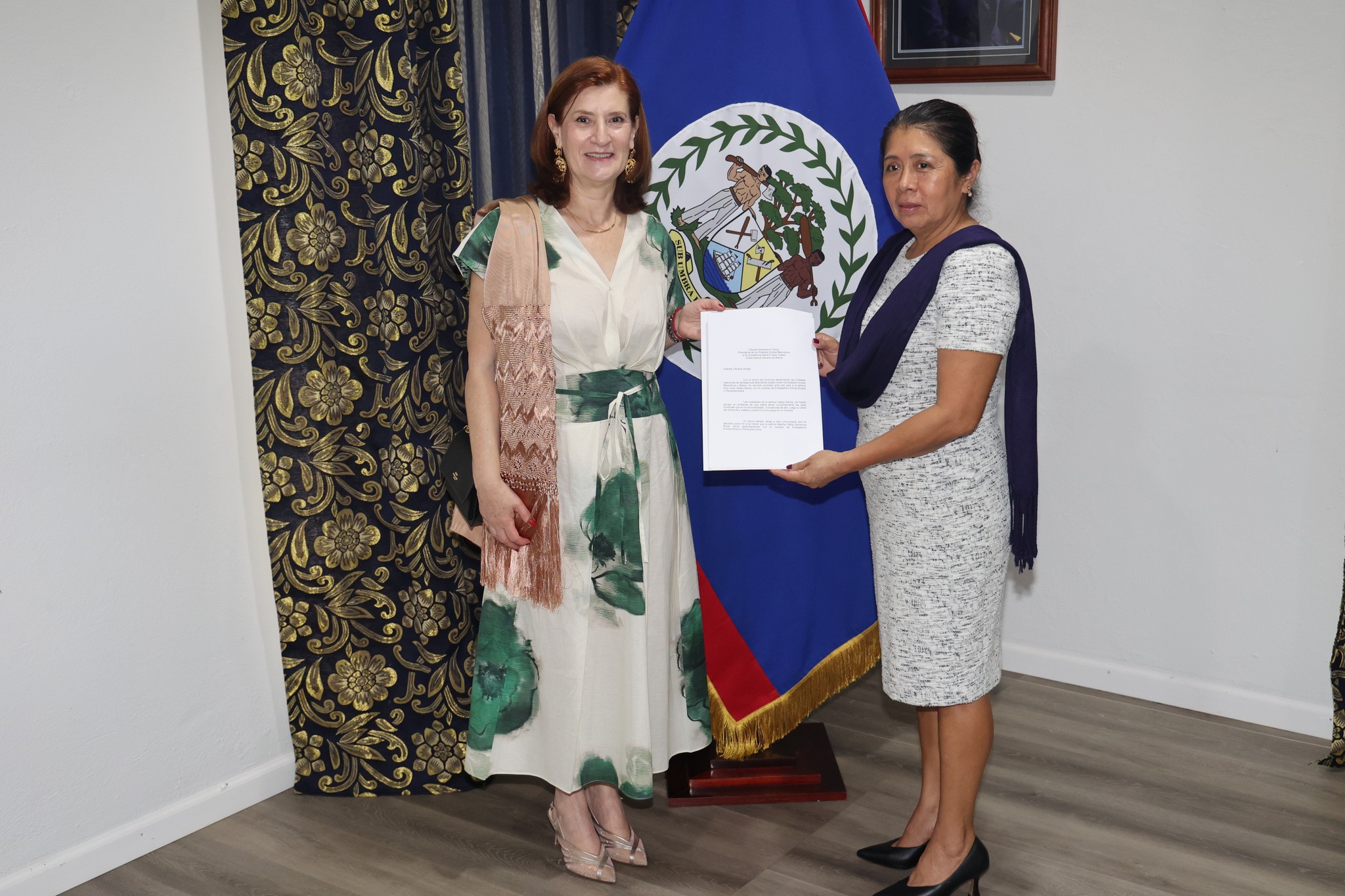 Belize welcomes two new resident ambassadors