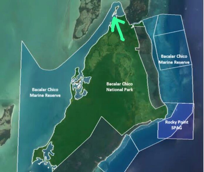 Disputed island