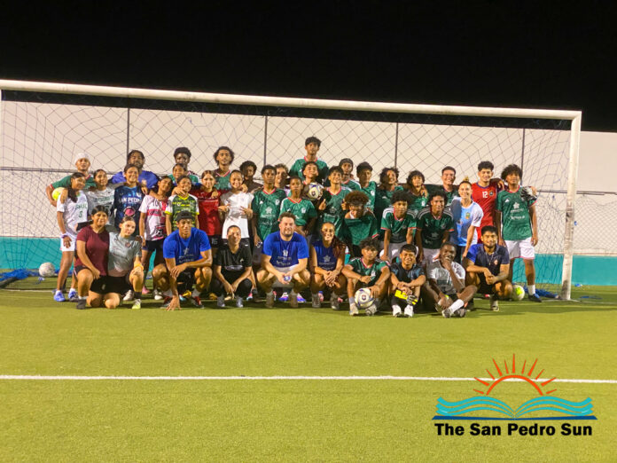Former Professional Footballer Lauren Sesselmann Conducts Football Camp in San Pedro-02