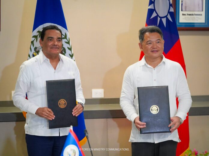 Belize and Taiwan Sign Women and Youth MSMEs Development Project Agreement
