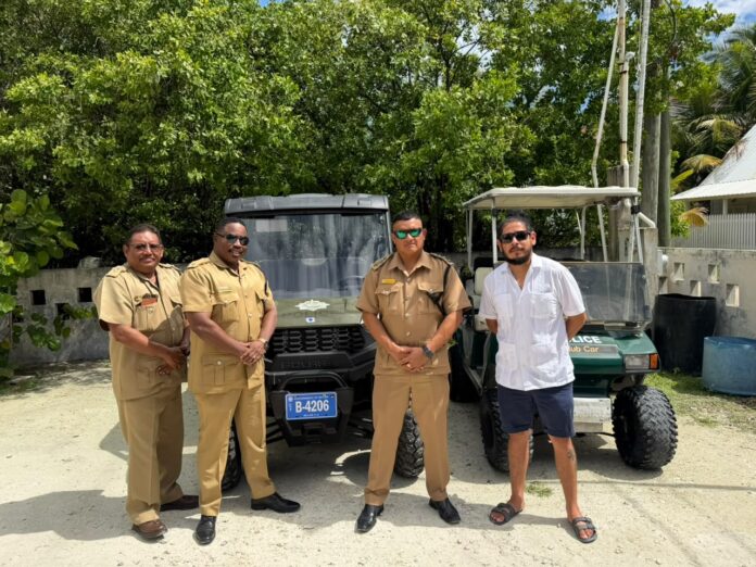 Caye Caulker and San Pedro Police Receive Vehicles to Support Patrols (1)
